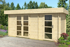 ORIENTAL-4 4.7x3.2m Log Cabin - - Northern Log Cabins