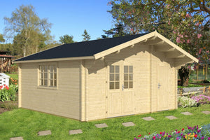 PEDRO-F 5.1x5.1m Log Cabin - - Northern Log Cabins