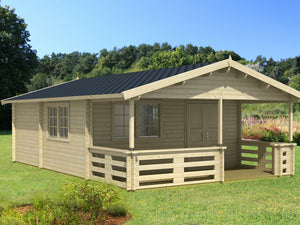 TORMES 5.3x7.9m Log Cabin