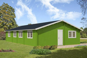 TRENTO 7.8x13.8m Log Cabin - Lodge Log Cabin - Northern Log Cabins