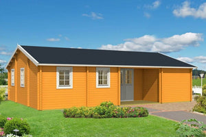 URSULA 10.2 x 7.0m Log Cabin - Lodge Log Cabin - Northern Log Cabins