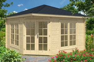 VICTORIA-C 4.0x4.0m Log Cabin - - Northern Log Cabins