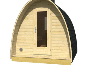 BIANCA Sauna Pod 2.4x2.5m - Northern Log Cabins