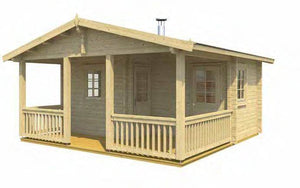 OTTO Sauna 5.0x4.8m - - Northern Log Cabins