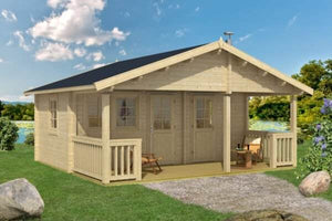 EINO Sauna 5.8x3.3m - Northern Log Cabins