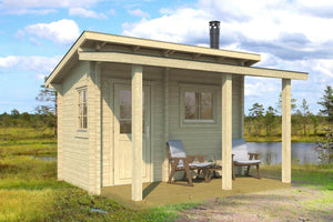 MODERNI PIHASAUNA 12 Sauna 3.8x2.4m - - Northern Log Cabins