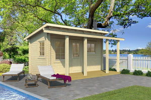 MODERNI PIHASAUNA 15 Sauna 4.7x2.4m - - Northern Log Cabins