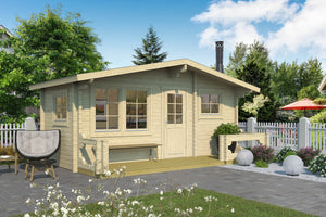 PIHA-TUURI 15 Sauna 4.7x2.4m - - Northern Log Cabins