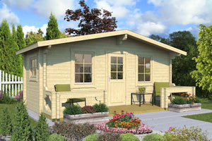 PIHA-TUURI 19 Sauna 5.7x2.6m - - Northern Log Cabins