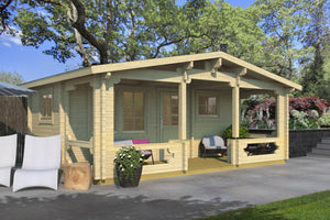 PIHA-TUURI 25 Sauna 6.2x2.7m - - Northern Log Cabins