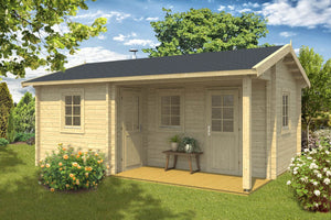 VILLU Sauna 4.2x5.7m - - Northern Log Cabins